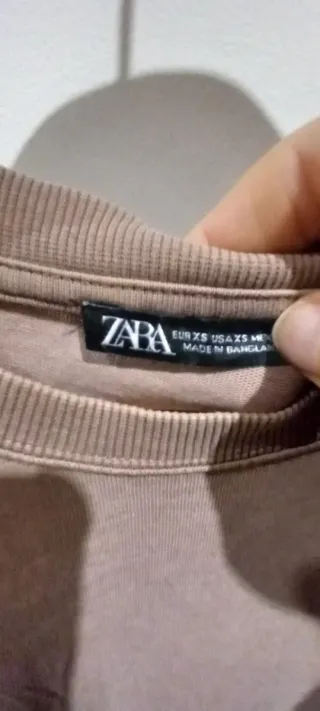 Vestido camiseta Zara Talla única