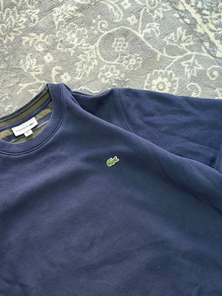 Lacoste Sweatshirt Azul Marinho Tamanho L