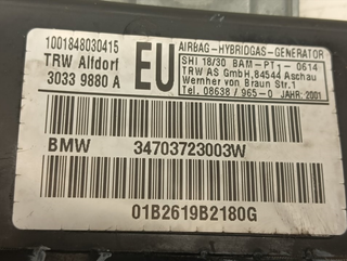 AIRBAG LATERAL DELANTERO DERECHO BMW SERIE 3 BERL