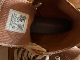 Converse Marrones y Blancas Talla 38