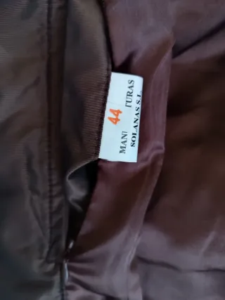 Abrigo mujer Solanas marrón