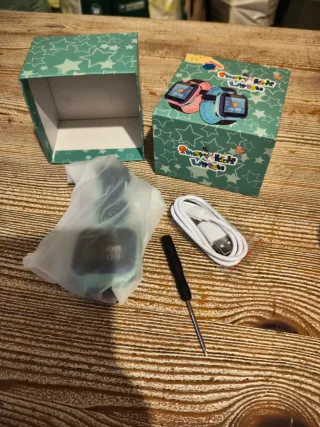 Reloj Inteligente Infantil Azul y Turquesa