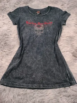 Camiseta Harley Davidson Michigan Lavado Ácido Roc