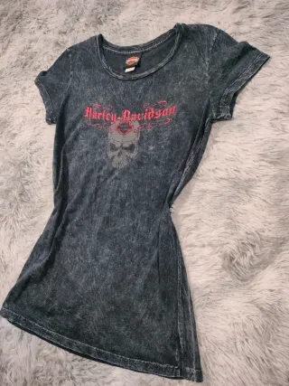Camiseta Harley Davidson Michigan Lavado Ácido Roc