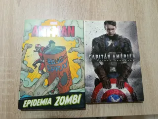 Lote libros y peluches superhéroes