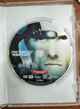 Minority Report DVD Tom Cruise Steven Spielberg