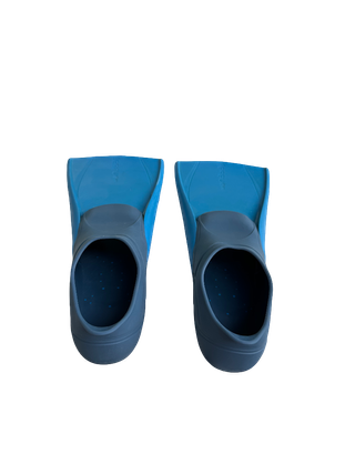 Aletas de natación azules