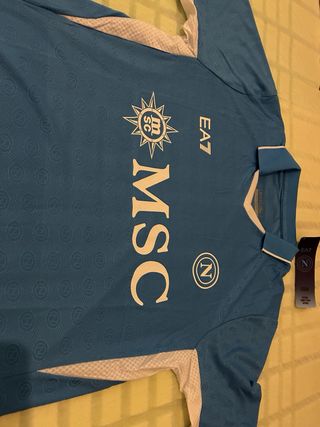 Maglietta calcio Napoli EA7 Taglia M