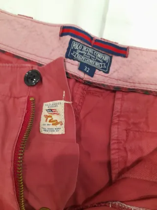 Pantaloni Bermuda Rossi Uomo Polo Ralph Lauren
