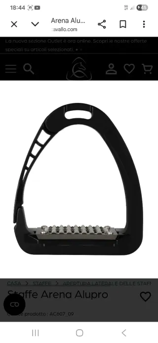 Staffe sicurezza equitazione "Acavallo"