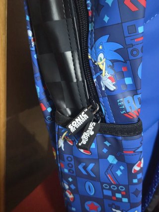 Mochila Sonic the Hedgehog x Smiggle Nueva