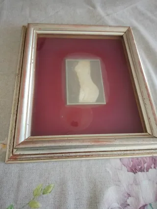 Coppia quadri incisione lamina argento