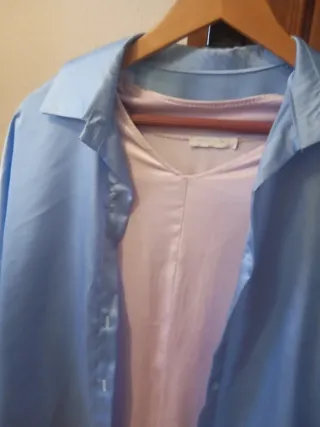 Conjunto 2 camisas satinadas 5cada una