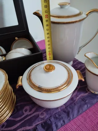 Juego de té Limoges NB France
