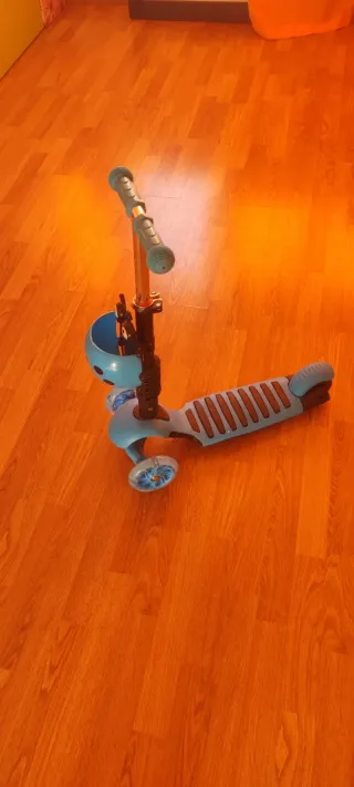 Patinete infantil 3 ruedas azul