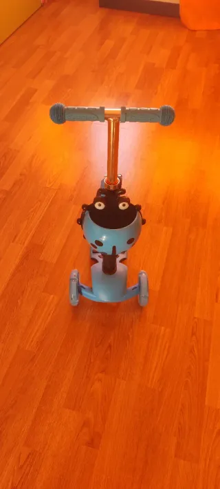 Patinete infantil 3 ruedas azul