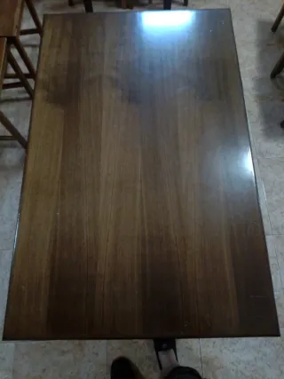 Mesa de bar de madera maciza