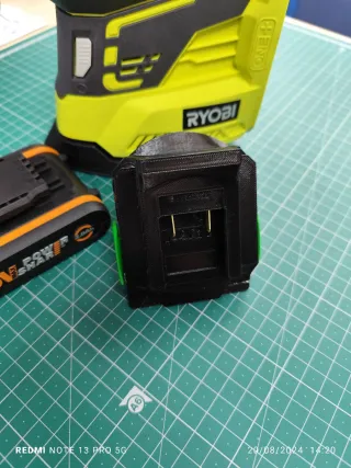 Adaptador Ryobi ONE+ para Worx