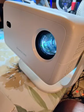 Proyector Magcubic LED Rotación 360° Blanco