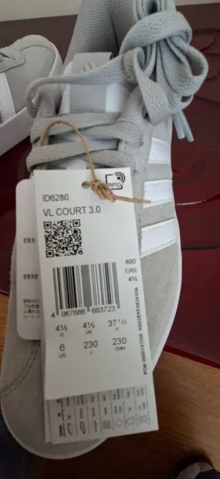 Zapatillas de mujer Adidas VL Court 3.0,  37 1/3