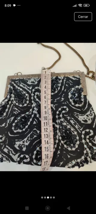 Bolso de fiesta con pedrería