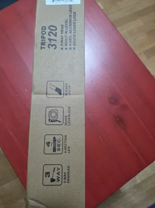 Trípode Aluminio 3120 + Soporte Móvil + Funda
