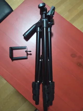 Trípode Aluminio 3120 + Soporte Móvil + Funda