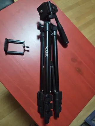 Trípode Aluminio 3120 + Soporte Móvil + Funda