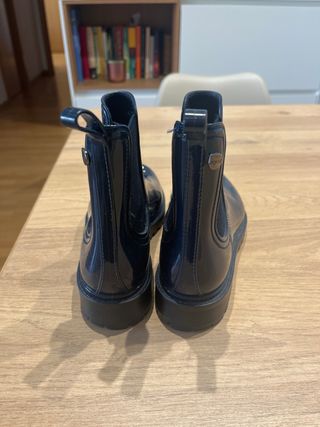 Botas de lluvia negras talla 37