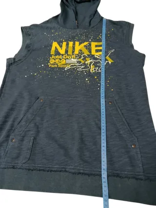 Felpa Nike smanicata con cappuccio 100% cotone