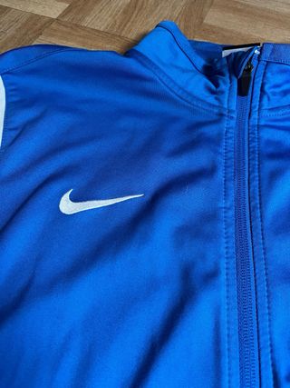 Sudadera Málaga CF Nike Azul y Blanca