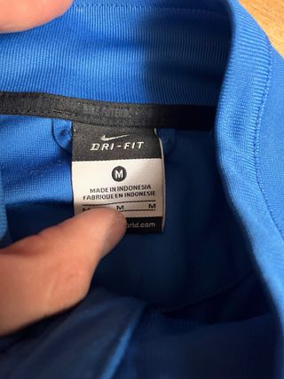 Sudadera Málaga CF Nike Azul y Blanca