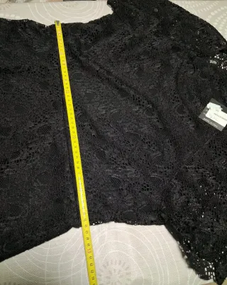 Abito pizzo nero taglia XL nuovo