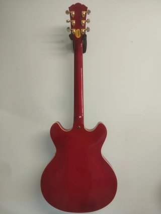 Guitarra Eléctrica Washburn Hollow Body Roja