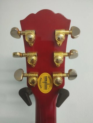 Guitarra Eléctrica Washburn Hollow Body Roja