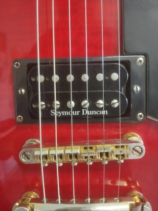 Guitarra Eléctrica Washburn Hollow Body Roja