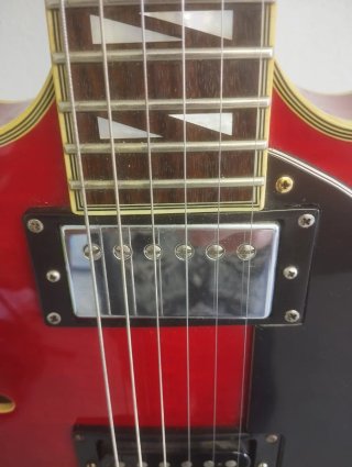 Guitarra Eléctrica Washburn Hollow Body Roja