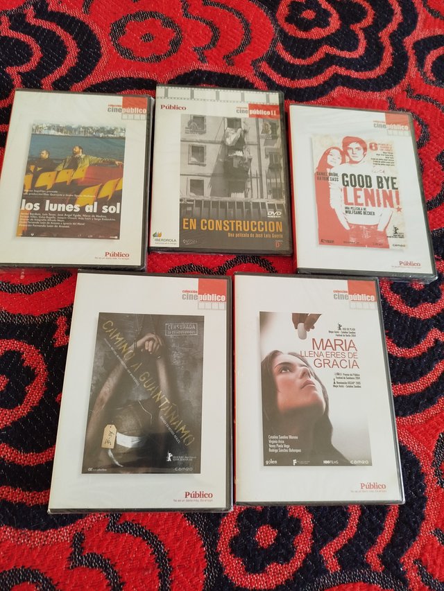 Lote 5 peliculas DVD cine social Precintadas