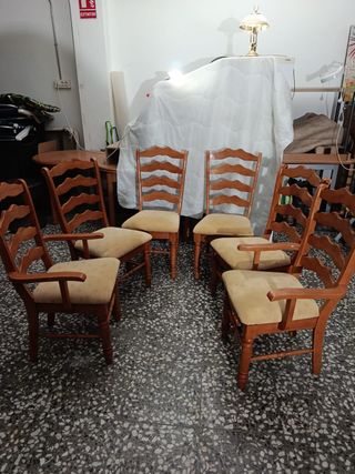 Juego de 6 sillas de comedor