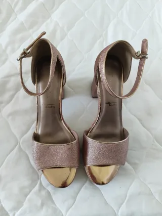 Sandalias Tamaris Rose Gold Talla 40