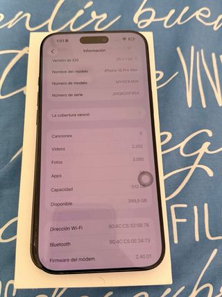 iPhone 16 Pro Max Negro 512GB