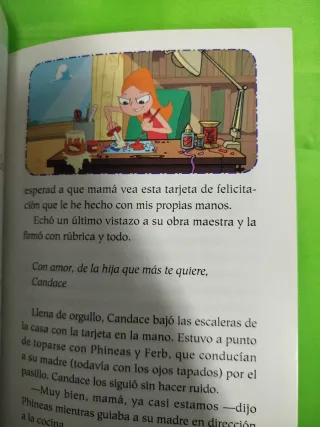Libro Phineas y Ferb sorpresa brutal disney libros