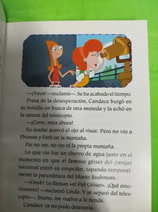 Libro Phineas y Ferb sorpresa brutal disney libros