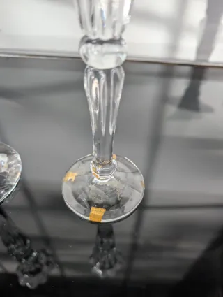 Portavelas Cristal Vintage Set 2
