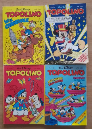 Fumetti Topolino Walt Disney anni 85/86