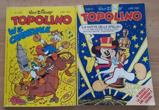 Fumetti Topolino Walt Disney anni 85/86