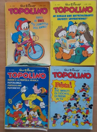 Fumetti Topolino Walt Disney anni 85/86