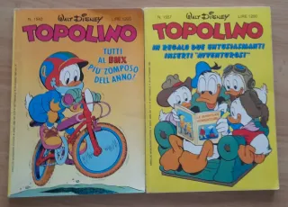 Fumetti Topolino Walt Disney anni 85/86