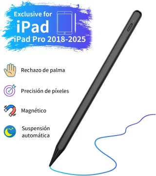 Lápiz para Apple iPad 2018-2025, 15Min Carga Rápida