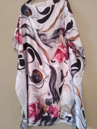 Maxi Blusa Viscosa Seta Taglia Unica
